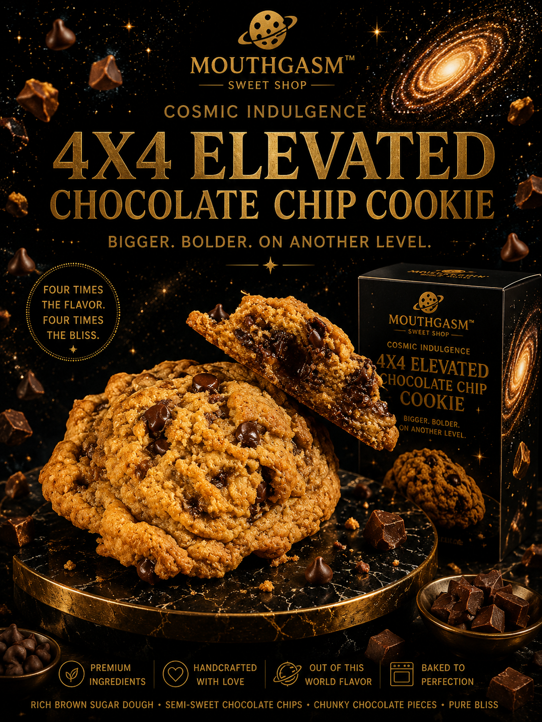 4x4 Chocolate Chip Cookie